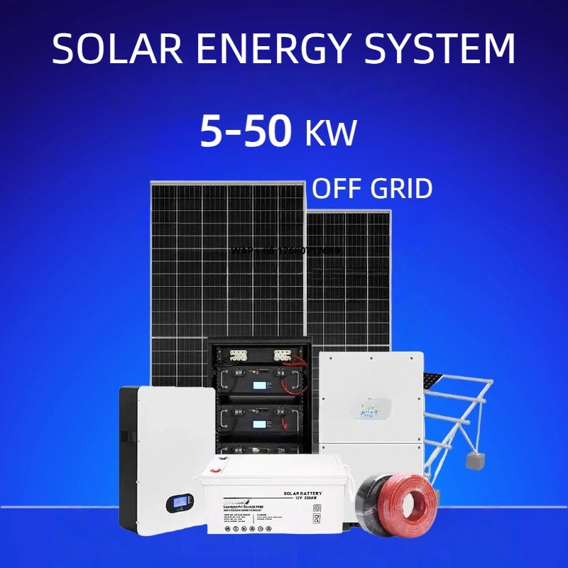 Solar Panel System 10Kw - نظام تخزين الطاقة الكهروضوئية 5Kw 10Kw