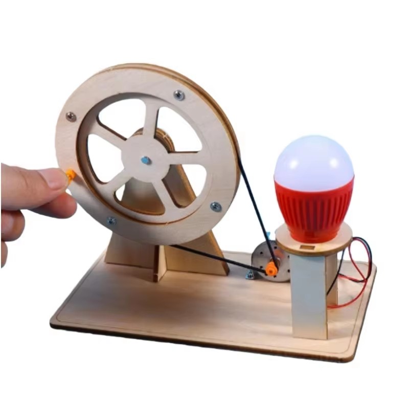 Renewable Energy Demonstration Kit - مجموعة علمية لصنع مولد يدوي، ألعاب