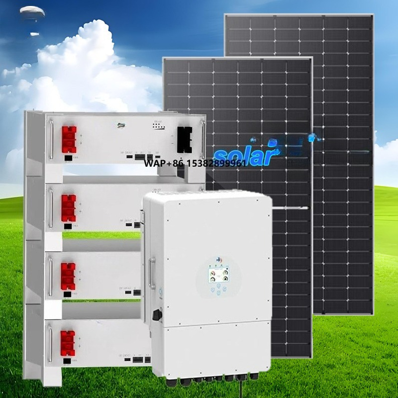 Solar Panel System 10Kw - نظام الطاقة الشمسية الهجين 12 كيلو