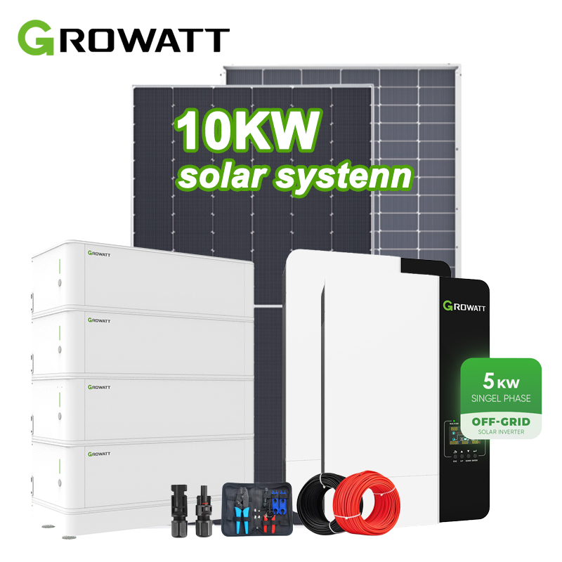 Solar Panel System 10Kw - نظام طاقة شمسية هجين 5 كيلوواط