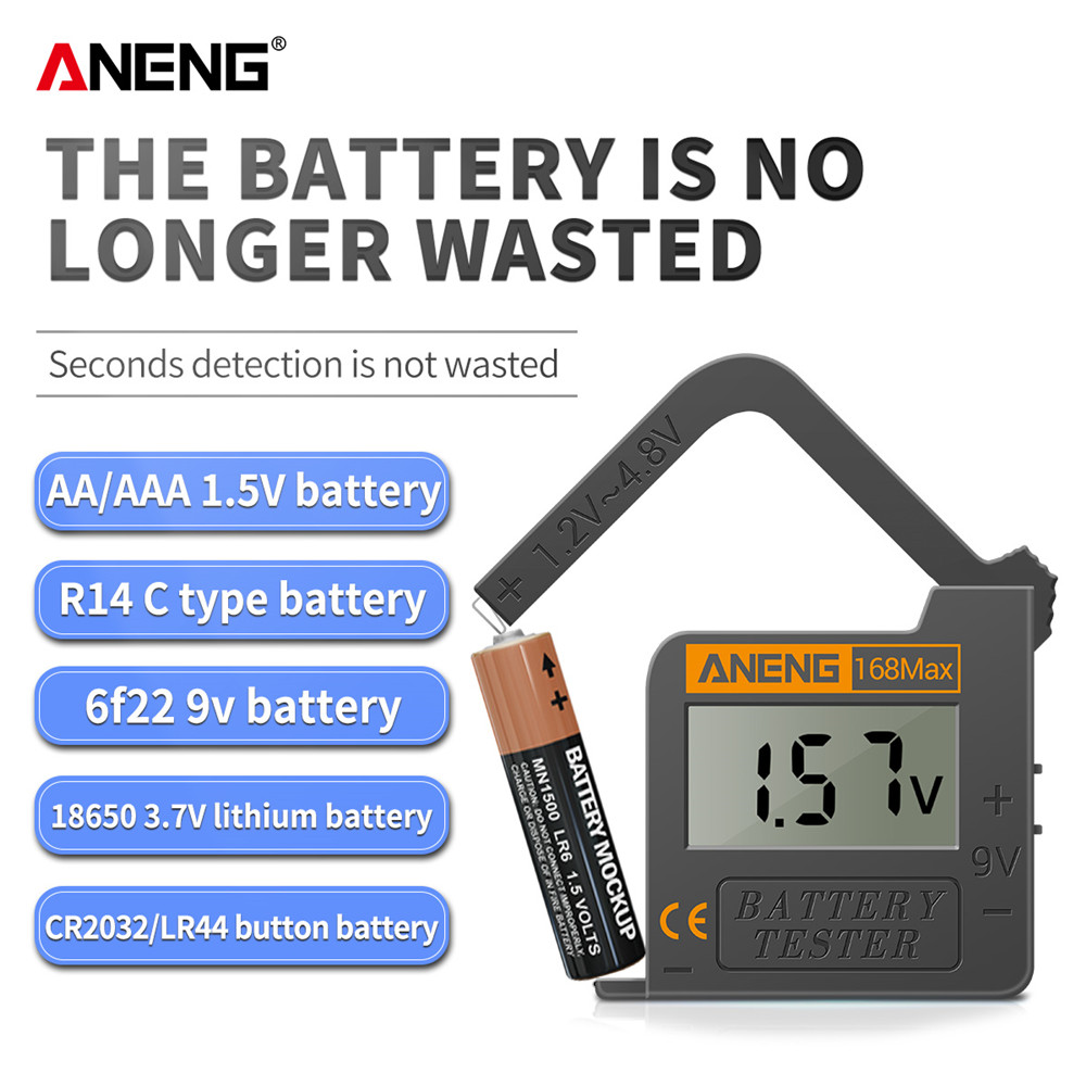 جهاز ANENG 168MAX لفحص البطاري - مراجعة Renewable Energy Demonstration Kit وسعره
